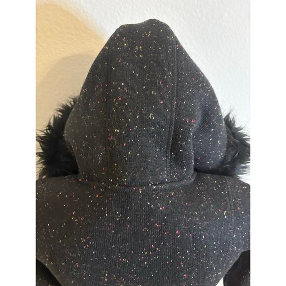 BUCKLE BENCH Petersham Active Jacket Fur Trim ZipUp Hoodie, Teddy Bear Lining - Picture 7 of 14